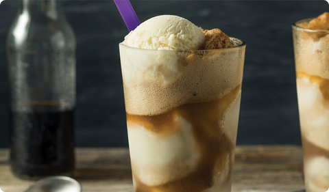 Kombucha Ice Cream Float