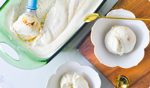 Pumpkin Swirl Chai Ice Cream