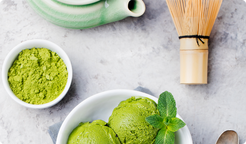 Watermelon Matcha “Nice” Cream