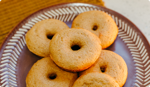 Pumpkin Spice Functional Latte Donuts