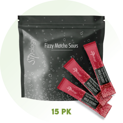 Wild Cherry Fizzy Matcha Sours - 15 pack