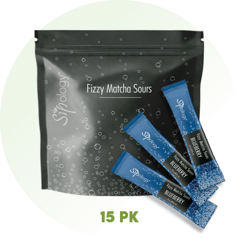 Blueberry Fizzy Matcha Sour - 15 pack