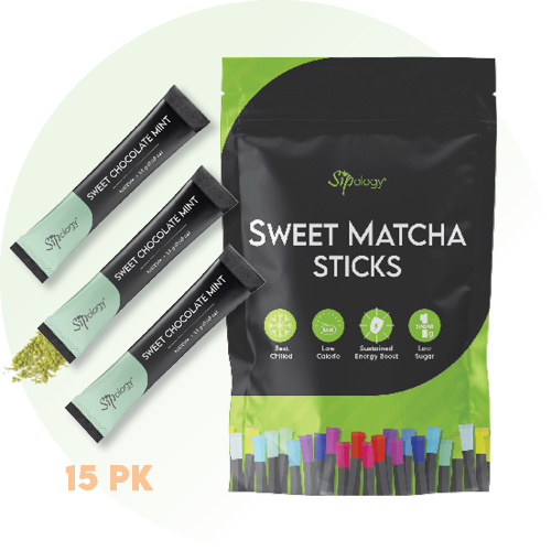 Sweet Chocolate Mint Matcha Sticks (15-pk)