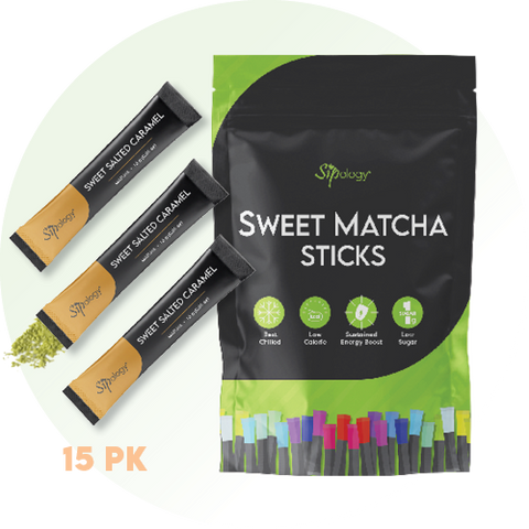 Sweet Salted Caramel Matcha Sticks (15-pk)