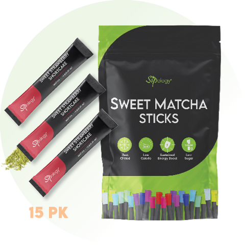 Sweet Strawberry Shortcake Matcha Sticks (15-pk)