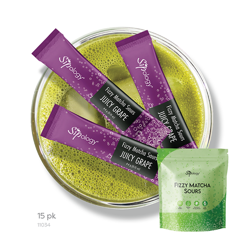 Juicy Grape Fizzy Matcha Sours - 15 pack