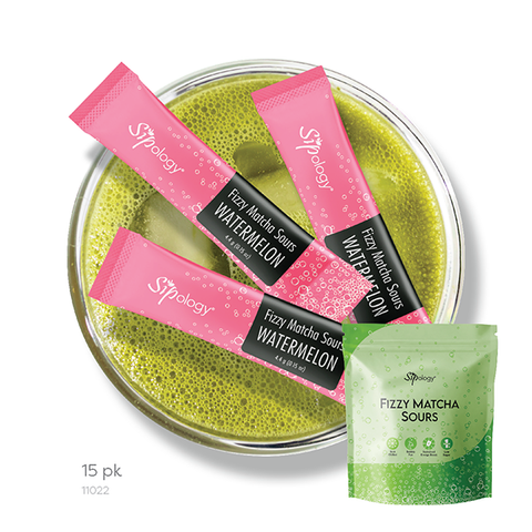 Watermelon Fizzy Matcha Sours - 15 pack 2.33 oz (66 g)