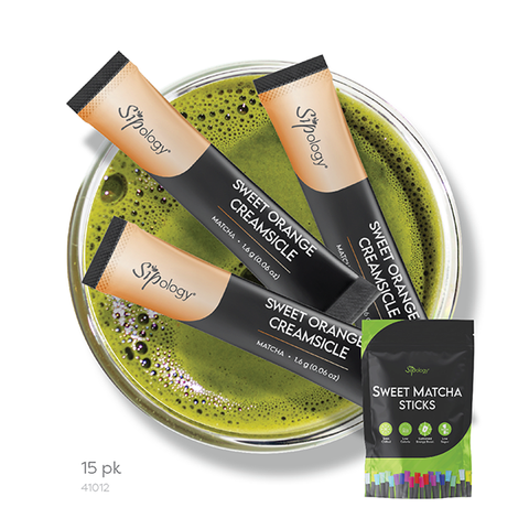 Sweet Orange Creamsicle Matcha Sticks (15-pk)