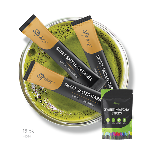 Sweet Salted Caramel Matcha Sticks (15-pk)